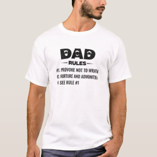 Camiseta Papá manda Efesios 6:4 Padre cristiano diverti