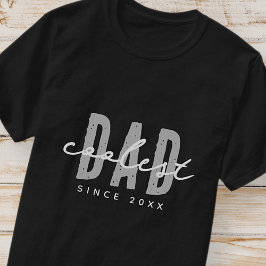 Camiseta Papá más frío desde el 20XX Preppy simple moderno