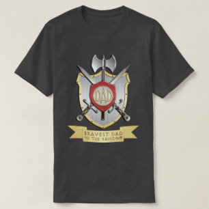 Camiseta Papá más valiente del reino