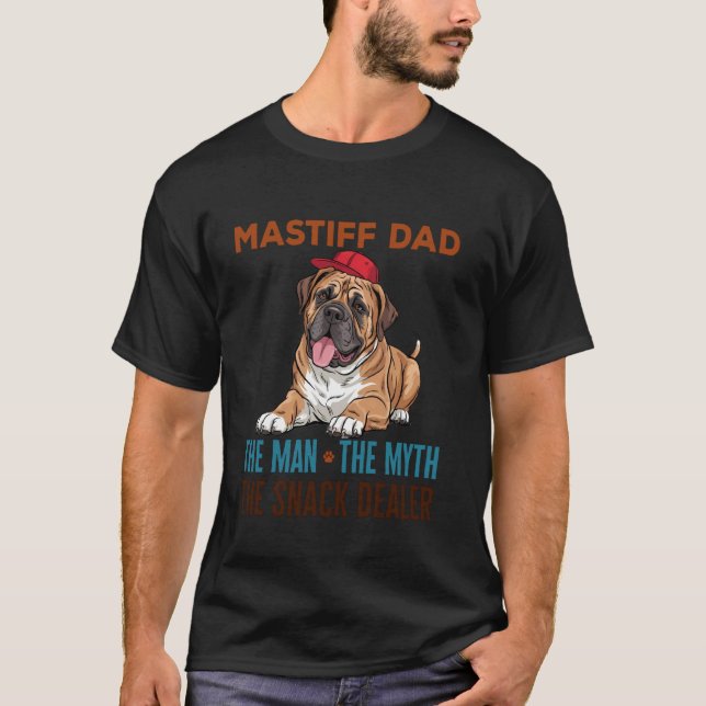 Camiseta Papá Mastín (Anverso)