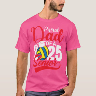 Camiseta Papá Mayor De Voleibol 2025 Orgulloso Padre De Vol
