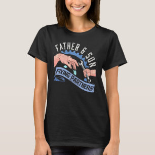 Camiseta Papá mecánico diesel padre e hijo