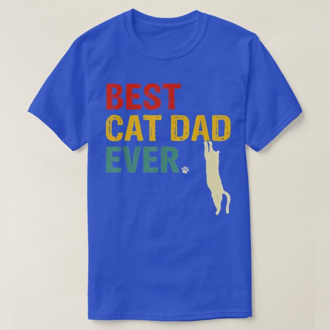 Camiseta Papá Mejor Gato Cada Vez T Funny Papá Padre D (Diseño del anverso)