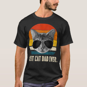Camiseta Papá Mejor Gato Del Hombre Que El Papi Del Gato Vi