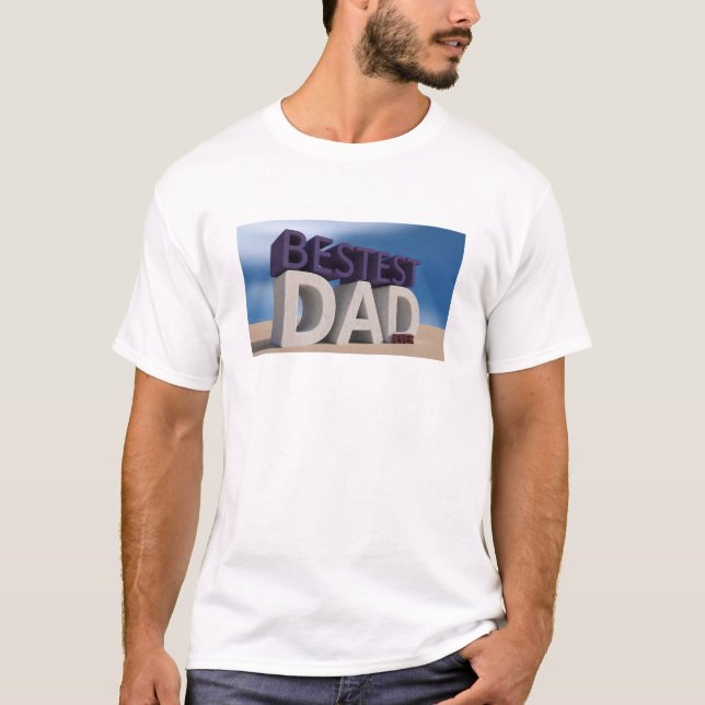 Camiseta Papá mejor padre del mundo (Anverso)