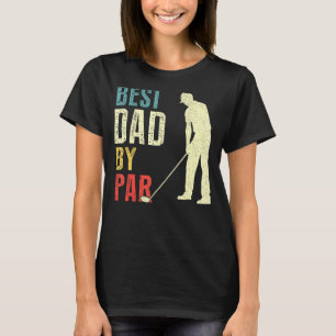 Camiseta Papá mejor padre por el día del padre del golf de