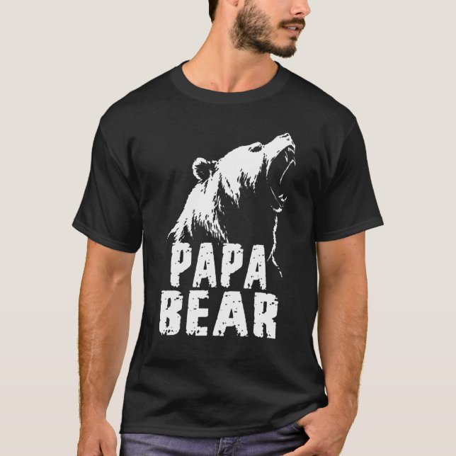 Camiseta Papá Mejor Papá Papá Papá (Anverso)