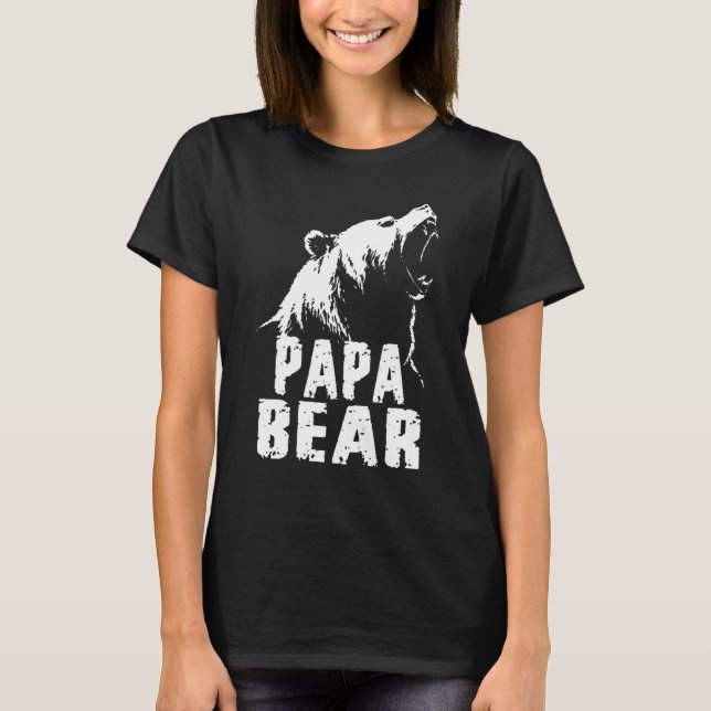 Camiseta Papá Mejor Papá Papá Papá (Anverso)