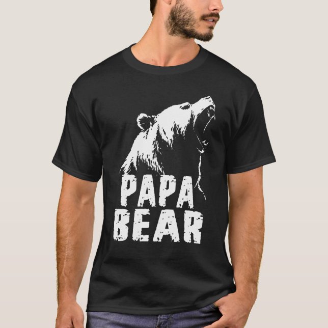 Camiseta Papá Mejor Papá Papá Papá (Anverso)