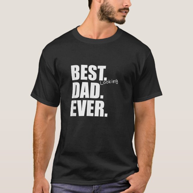 Camiseta Papá mejor parecido a los hombres regalo divertido (Anverso)