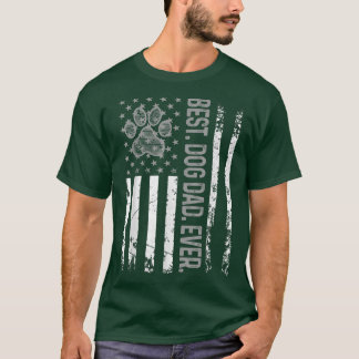 Camiseta Papá mejor perro de Estados Unidos