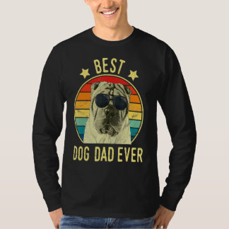 Camiseta Papá mejor perro de los hombres que nunca padre ch