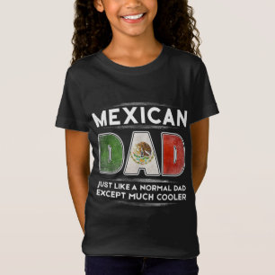 Camiseta Papá mexicano es la bandera del Día del Padre much