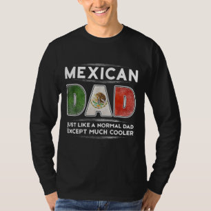 Camiseta Papá mexicano es la bandera del Día del Padre much