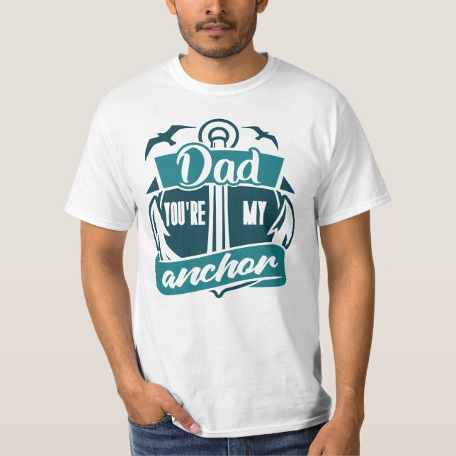 Camiseta Papá mi ancla  (Anverso)