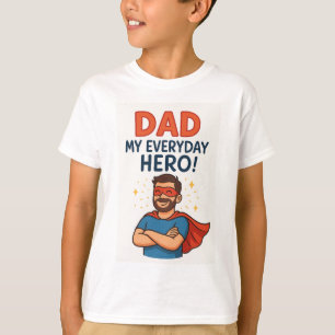 Camiseta Papá mi héroe diario - Super Papá Mug con Personal