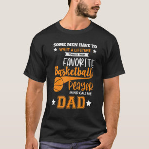 Camiseta Papá, mi jugador favorito de baloncesto para el pa