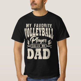 Camiseta Papá, mi jugador favorito de voleibol me llama