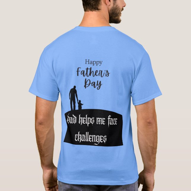 Camiseta Papá: Mi mayor fanático (Reverso)