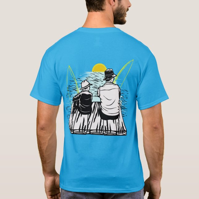 Camiseta Papá: Mi primer mejor amigo (Reverso)
