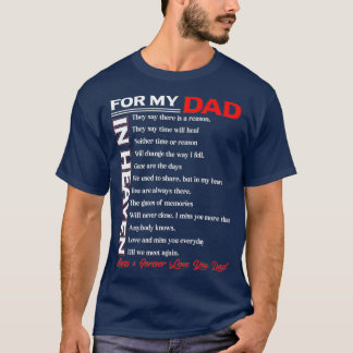Camiseta Papá mis    ángeles en memoria de los padres en el