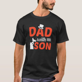 Camiseta Papá moderno con el día del padre del hijo papá pa