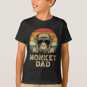 Camiseta Papá mono Amantes de los monos Día del padre