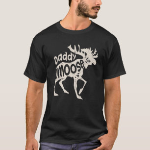 Camiseta Papá Moose Gracioso Día de los Padres Regalos A 