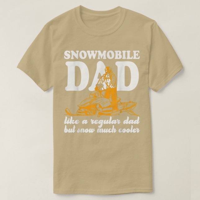 Camiseta Papá mozo de nieve como papá común pero nieve much (Diseño del anverso)