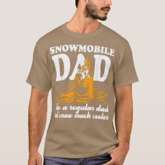 Camiseta Papá mozo de nieve como papá común pero nieve much
