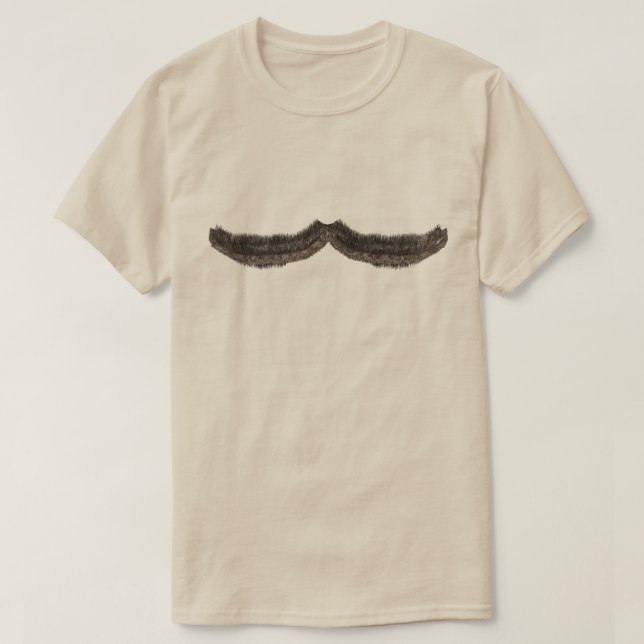 Camiseta Papa Mustache T-shirt (Diseño del anverso)