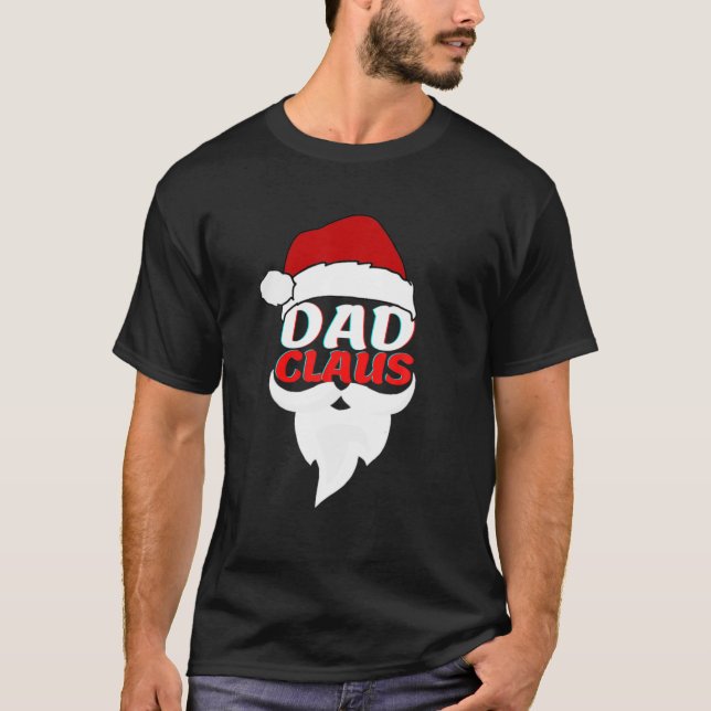 Camiseta Papá Navidades de Cláusula Papá Papá Papá Papá Pap (Anverso)