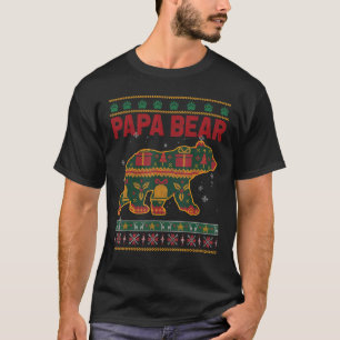 Camiseta Papa Navidades del oso Pajama Feo De Navidad Sweat