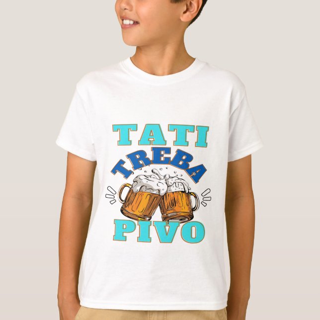 Camiseta Papa necesita cerveza (Anverso)