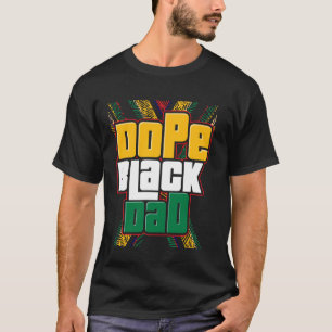 Camiseta Papá Negro Genial Día del Padre Afroamericano