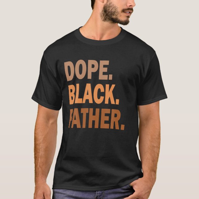 Camiseta Papá Negro Papá Papa Papa Negro Padre Melanin Papá (Anverso)