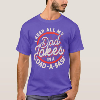 Camiseta Papá Nerdy Padre Base de datos Geeky Papá Chiste n