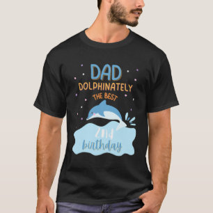 Camiseta Papá Noel 2.º Aniversario Dolphin Bday Familia Fie