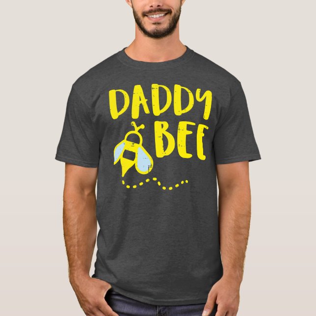 Camiseta Papá Noel Abeja Familia Coincidiendo Con Papá (Anverso)
