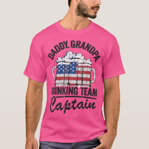 Camiseta Papá Noel Abuelo Equipo de Bebidas de Estados Unid