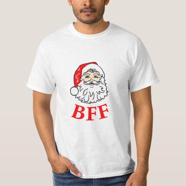 Camiseta ¡Papá Noel BFF Bestie! (Anverso)