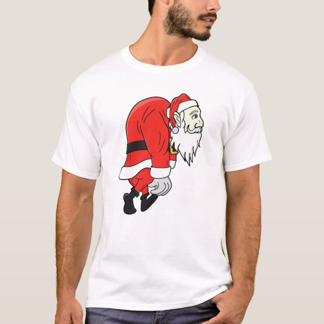 Camiseta Papá Noel cansado (Anverso)