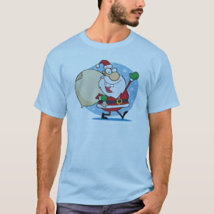 Camiseta Papá Noel con diseño del día de fiesta del navi
