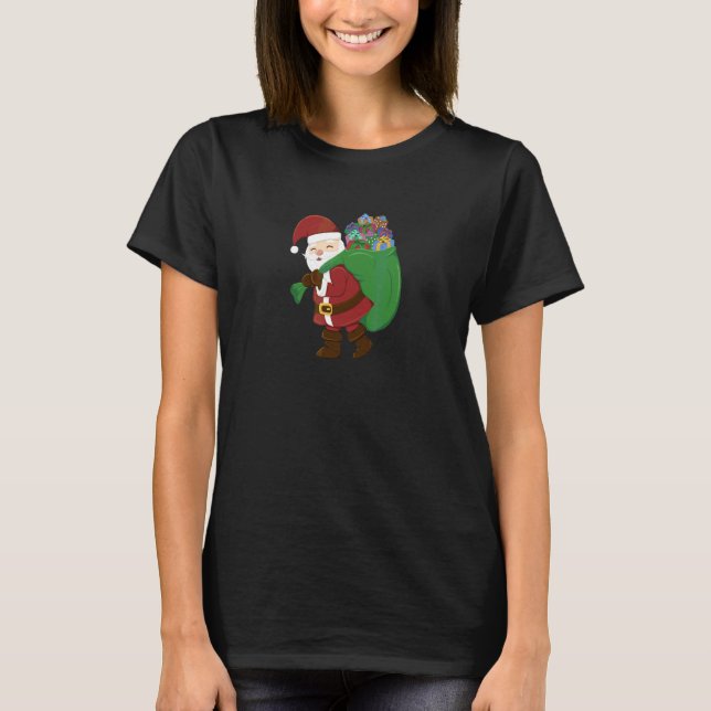 Camiseta Papá Noel con vacaciones (Anverso)