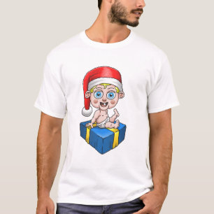 Camiseta Papá Noel cuando era un bebé