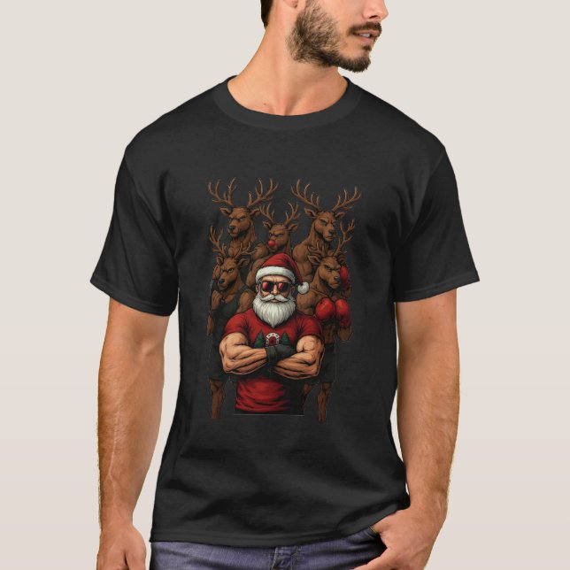 Camiseta Papá Noel del gimnasio (Anverso)