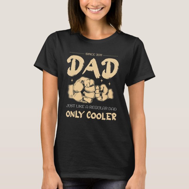 Camiseta Papá Noel desde 2011 Como un padre normal (Anverso)