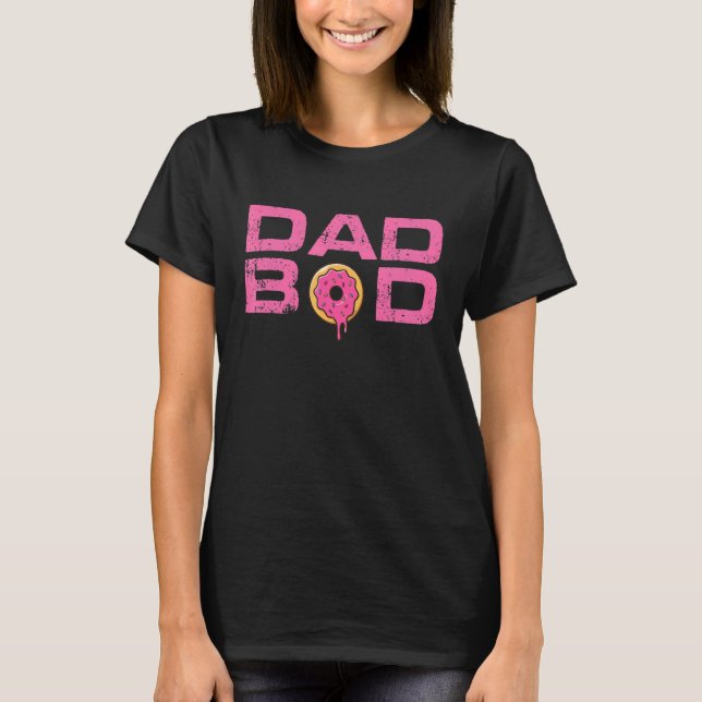 Camiseta Papá Noel Donut Gym entrenamiento Día del Padre 1 (Anverso)