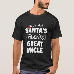 Camiseta Papá Noel, el gran tío favorito de los Navidades c