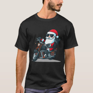 Camiseta papá noel en familia de camino